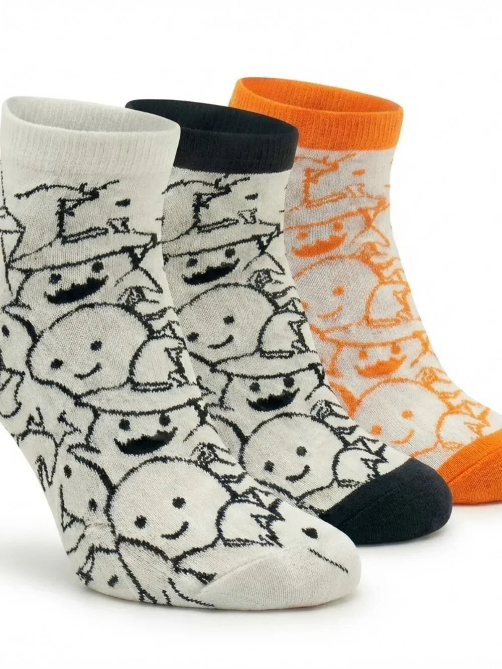 Korean Women's Premium Low Cut Socks - Cute Cotton Low Cut Casual - 6-Pack
